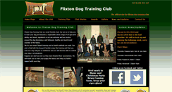 Desktop Screenshot of flixtondogtrainingclub.co.uk